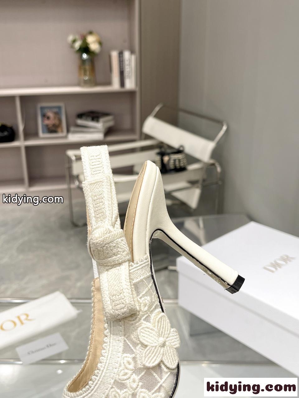 クリスチャン・ディオール パンプス コピー 9.5cm エレガント JAdior スリングバックパンプス-2