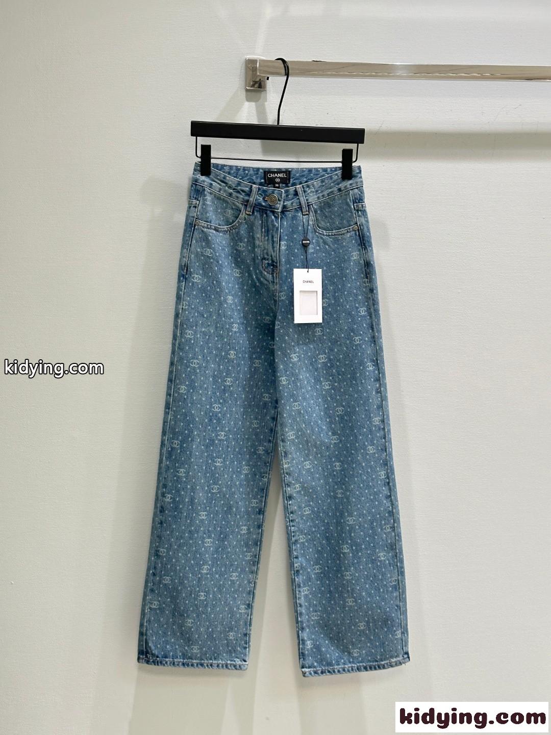 可愛い お洒落 合わせやすい デニムパンツ シャネル ジーンズ コピー レディース-0