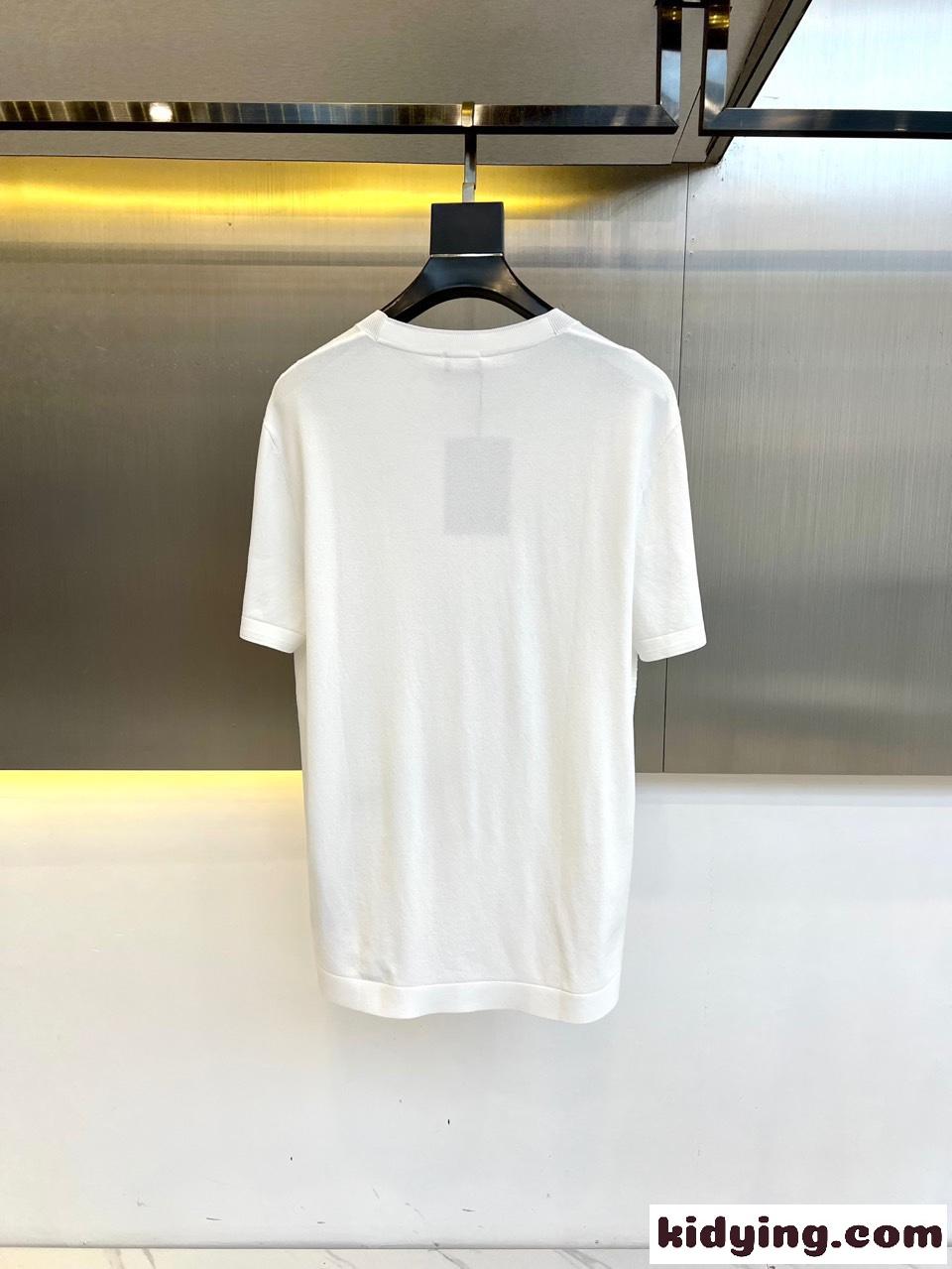 カジュアル おしゃれ エルメネジルド・ゼニア Tシャツ コピー ホワイト-3