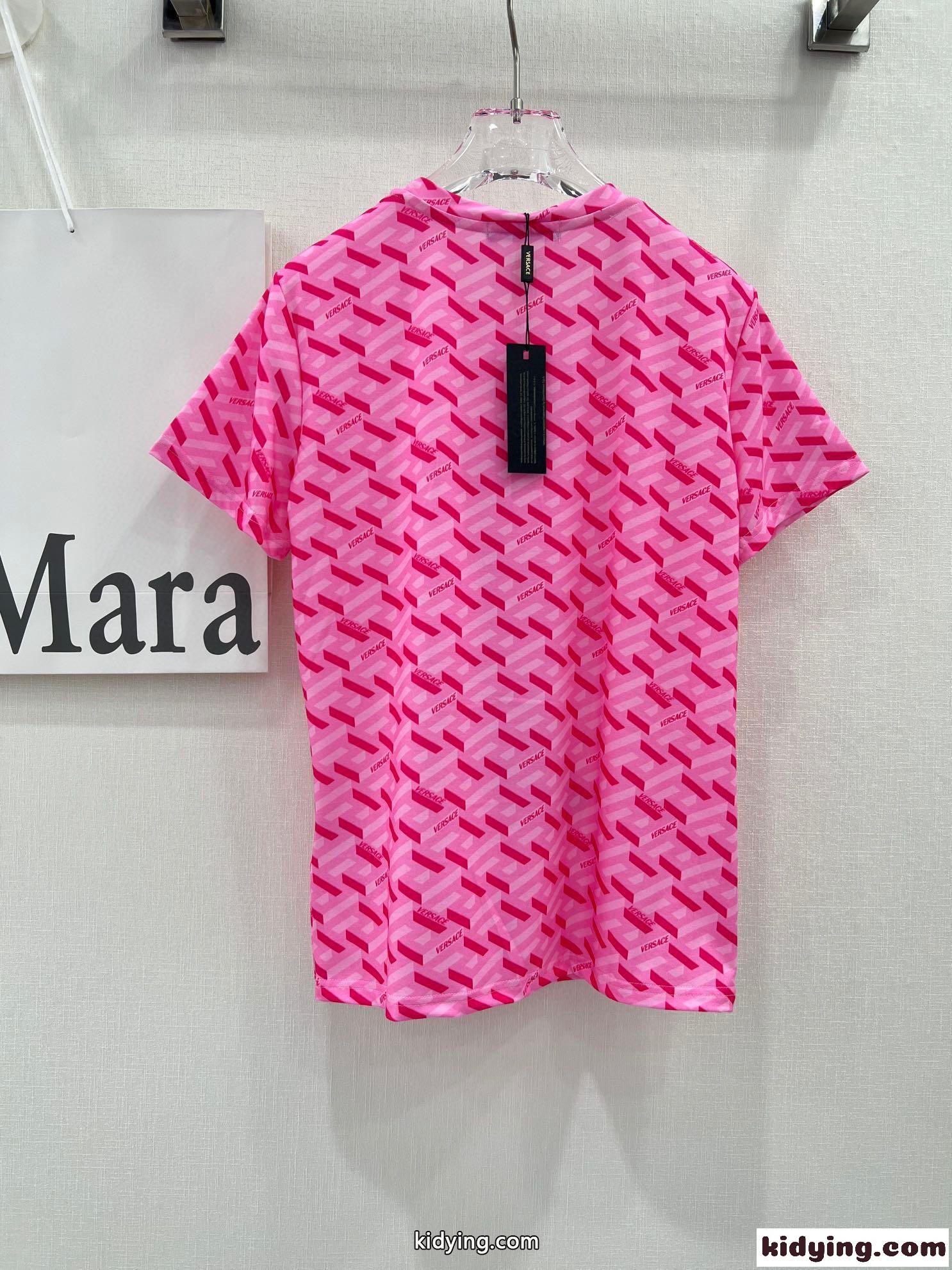 可愛い ウサギ ヴェルサーチェ Tシャツ コピー 半袖 クルーネック 合わせやすい-3