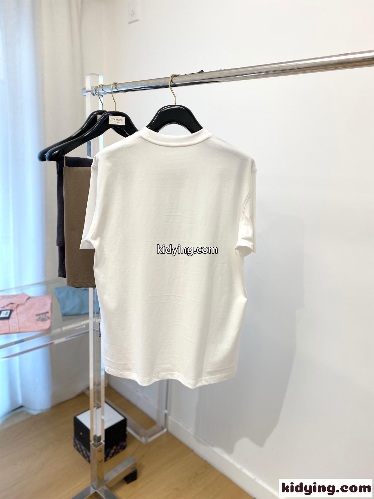 シンプル ドルチェ&ガッバーナ Tシャツ コピー ロゴ入り クルーネック 半袖Tシャツ ホワイト-4