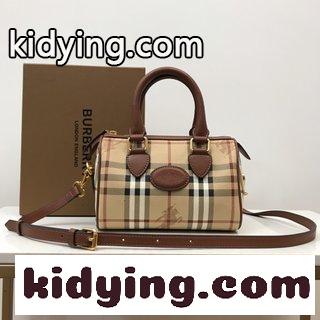 B家の古vintageシリーズで最も人気のあるボストンバッグ バーバリー バッグ おすすめ コピー 天然のものは香りがついていて 手に包んだベテランが鑑賞できます-4