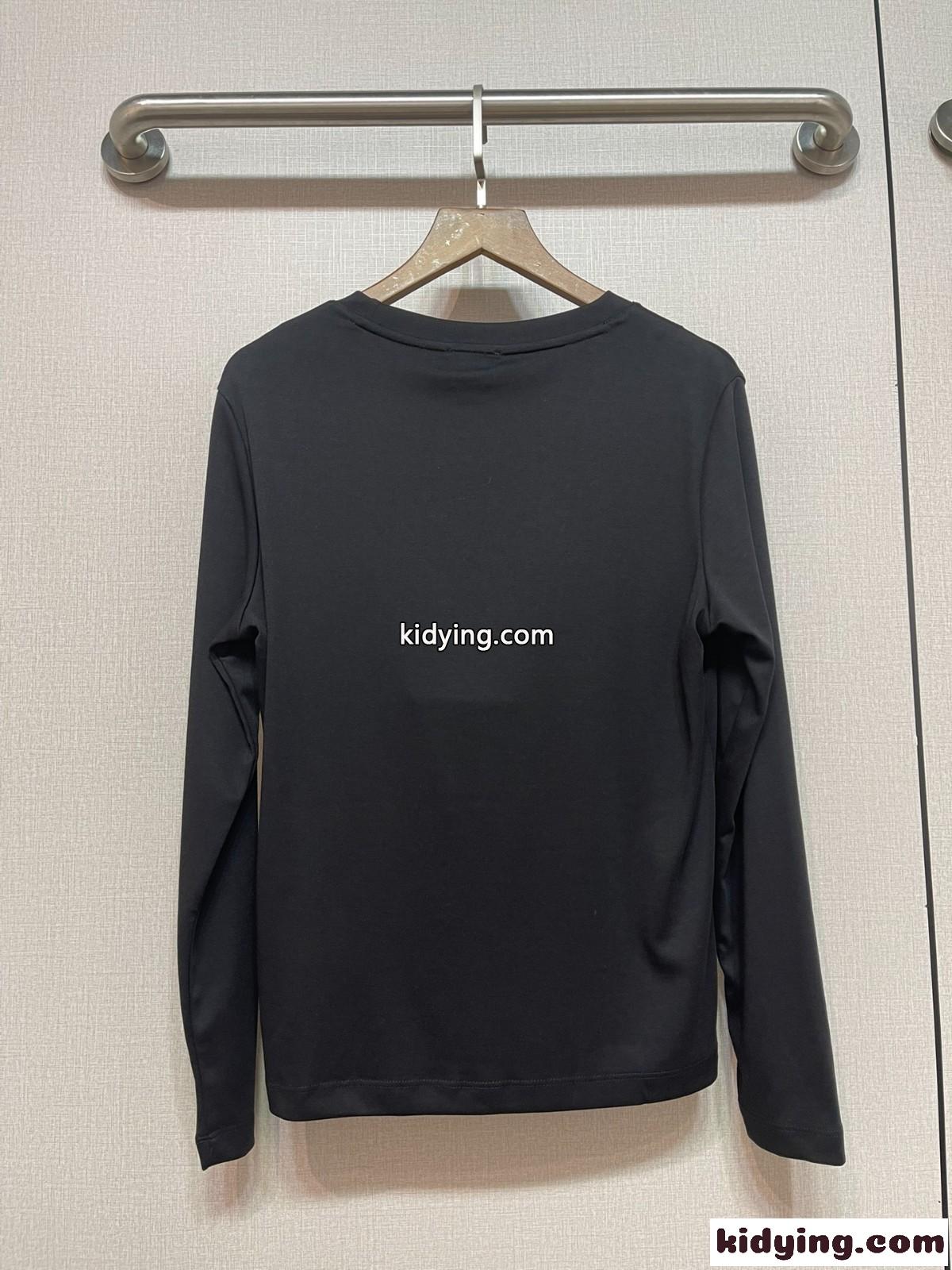 4色あり シンプル セイルボート 長袖Tシャツ バーバリー Tシャツ コピー クルーネック-3