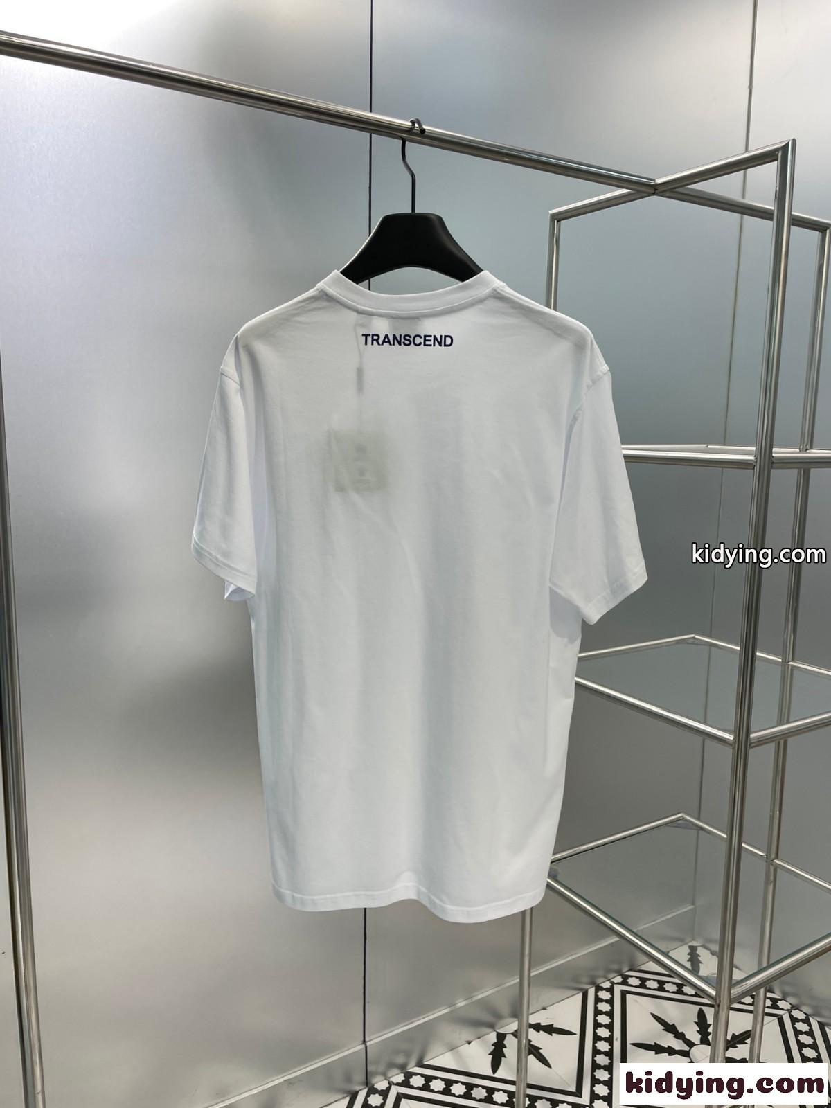 ベーシック ロゴプリント コットンTシャツ バーバリー Tシャツ コピー ホワイト-2