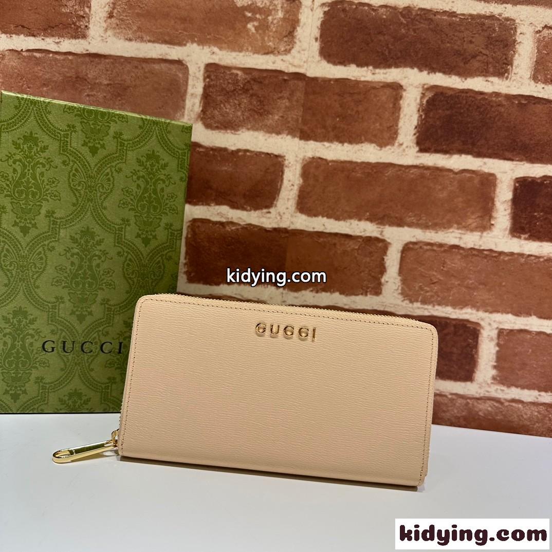 GUCCI スクリプト ジップアラウンドウォレット グッチ 財布 コピー 772642 ベージュ-0