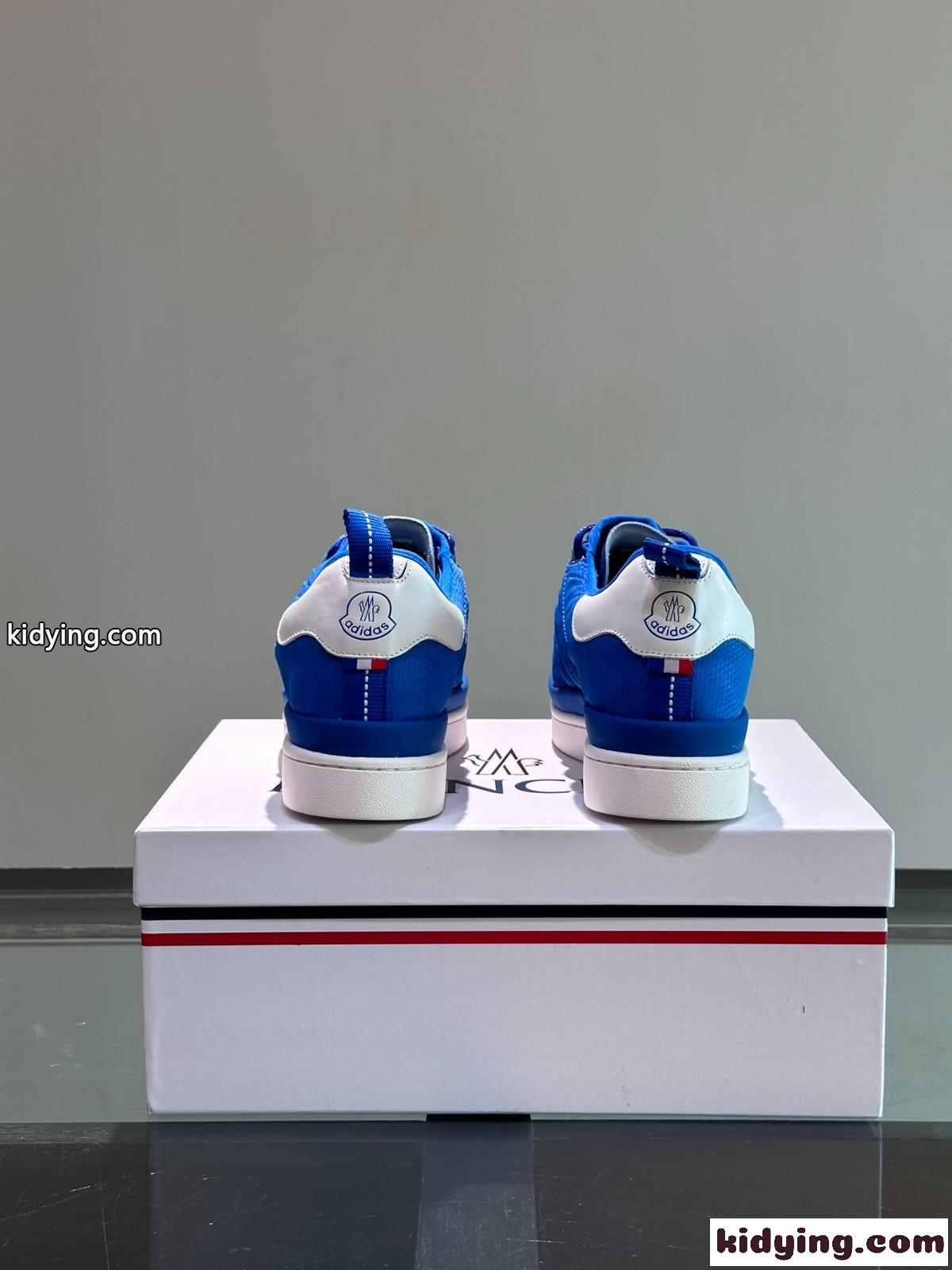 MONCLER X ADIDAS ナイロンスニーカー モンクレール スニーカー スーパーコピー ブルー-4