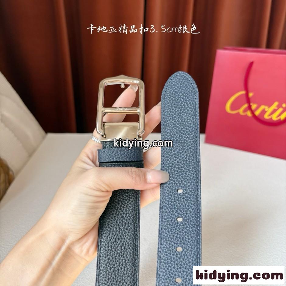 上品 バックル リバーシブル カルティエ ベルト スーパーコピー シンプル-2