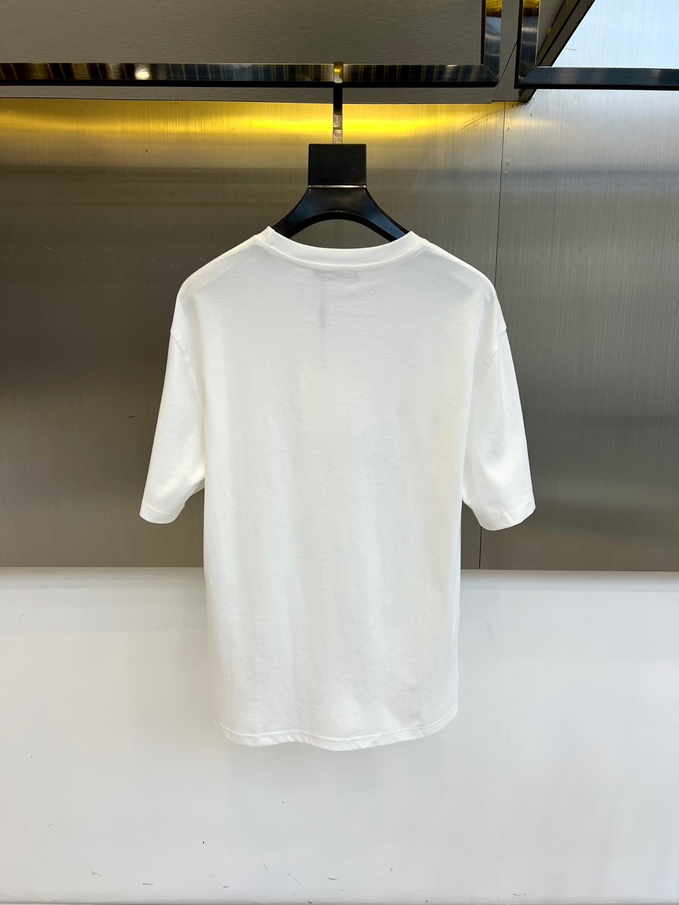 カジュアル ロゴTシャツ バレンシアガ Tシャツ 偽物 クルーネック ホワイト-1