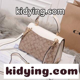 コーチバッグ 芸能人 COACH コーチの21年の新型女性Parkerはバッグをカバーしています サンドイッチが入っていて 容量が大きい-3