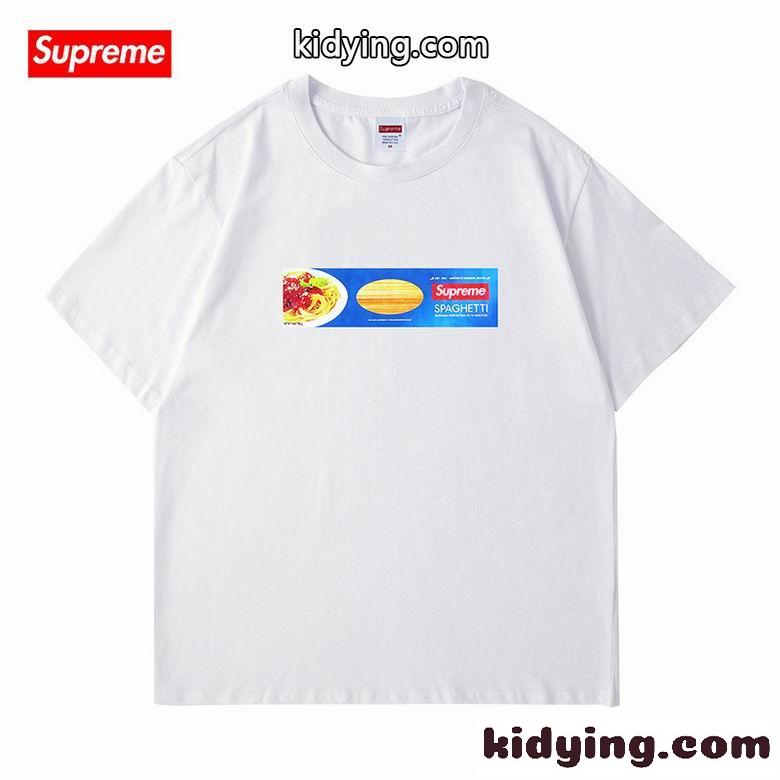 レディース メンズ 定番 人気 半袖 トップス ロゴ クルーネック シュプリーム tシャツ コピー ゆったり おしゃれ-0