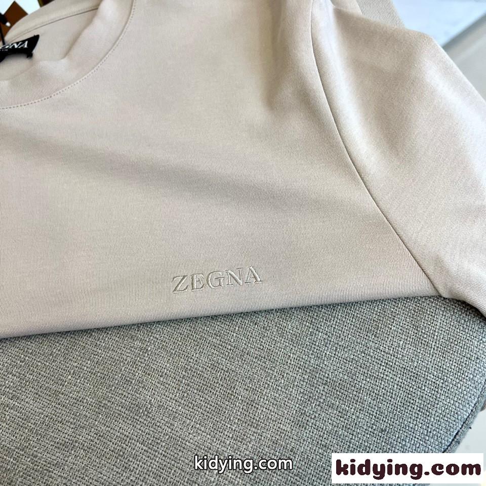 エルメネジルド・ゼニア Tシャツ 偽物 シンプル 洗練された コットン 長袖Tシャツ-2