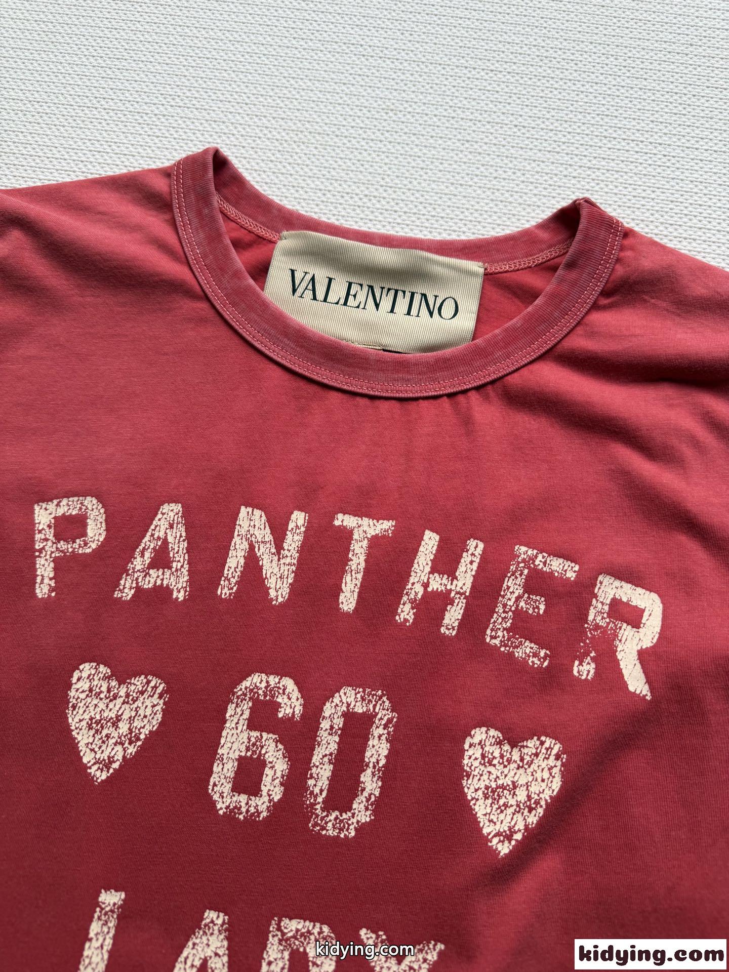 お洒落 プリントコットンTシャツ ヴァレンティノ Tシャツ コピー クルーネック-2