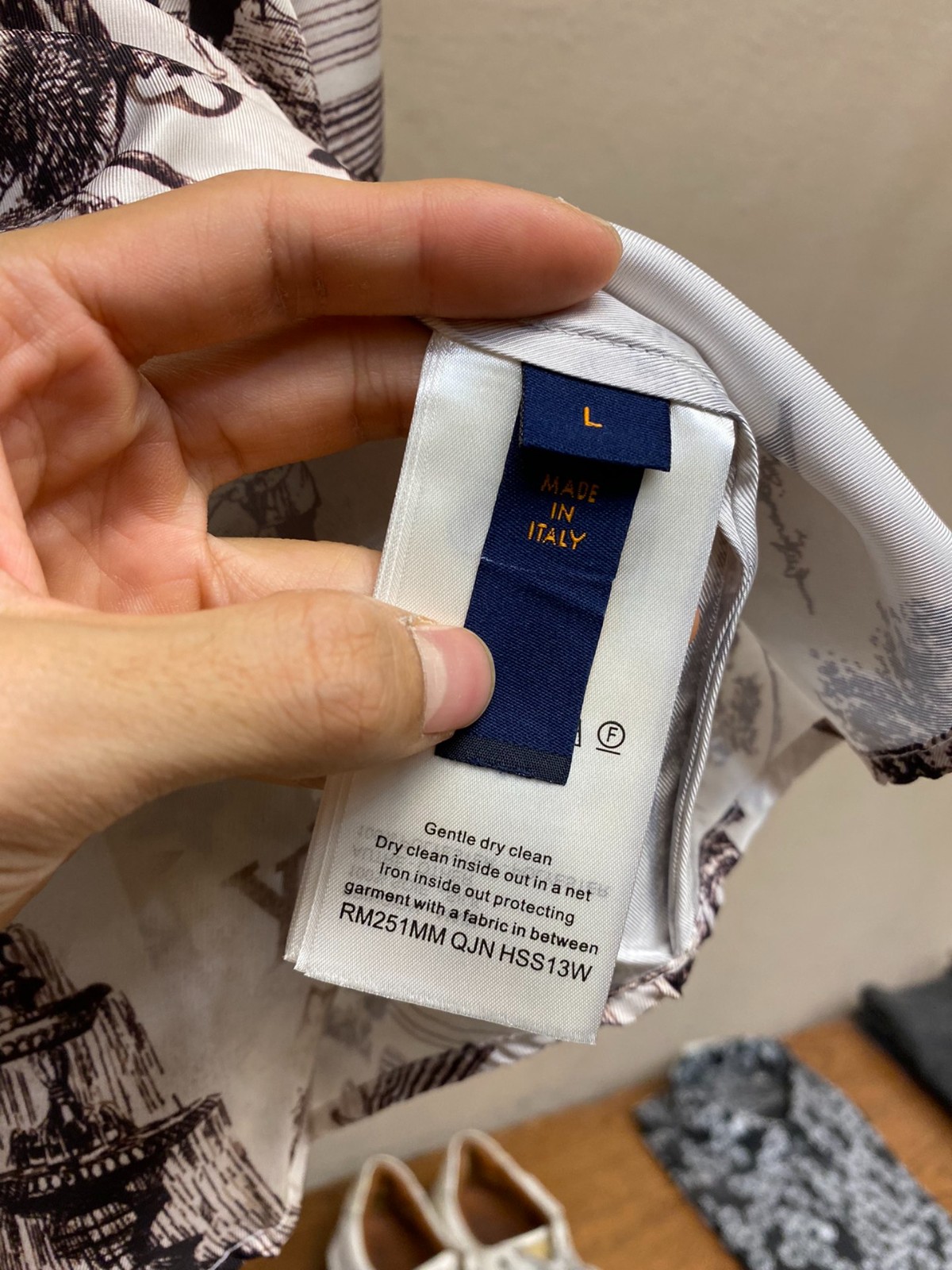 大人 上品 ロングスリーブシルクシャツ ルイヴィトン シャツ コピー メンズ-3