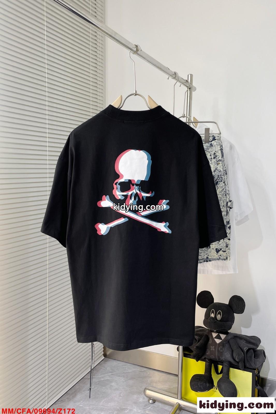 マスターマインド・ジャパン Tシャツ コピー おしゃれ ロゴ クルーネック ブラック-1
