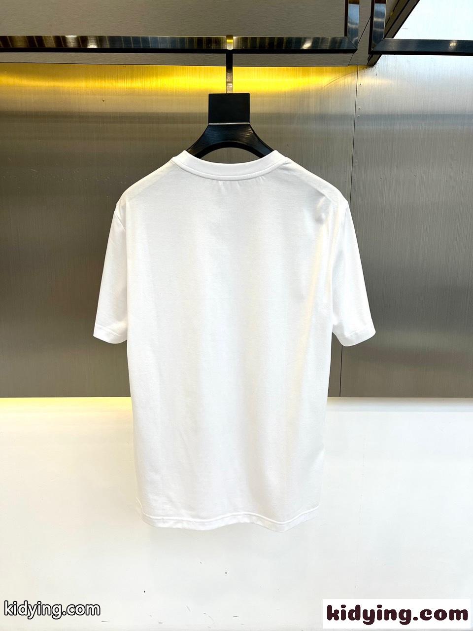 ベーシック クルーネック トムブラウン 半袖Tシャツ コピー 着心地いい ホワイト-4