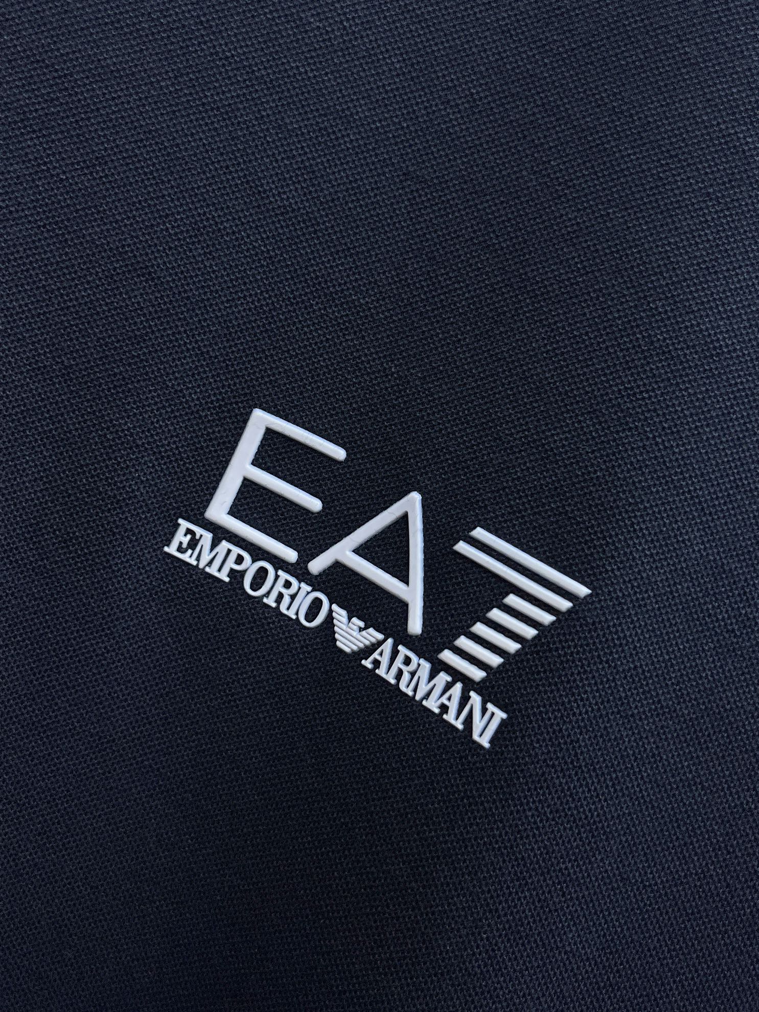 人気 定番 カジュアル コットン 長袖ポロシャツ アルマーニ Tシャツ コピー ネイビー-2