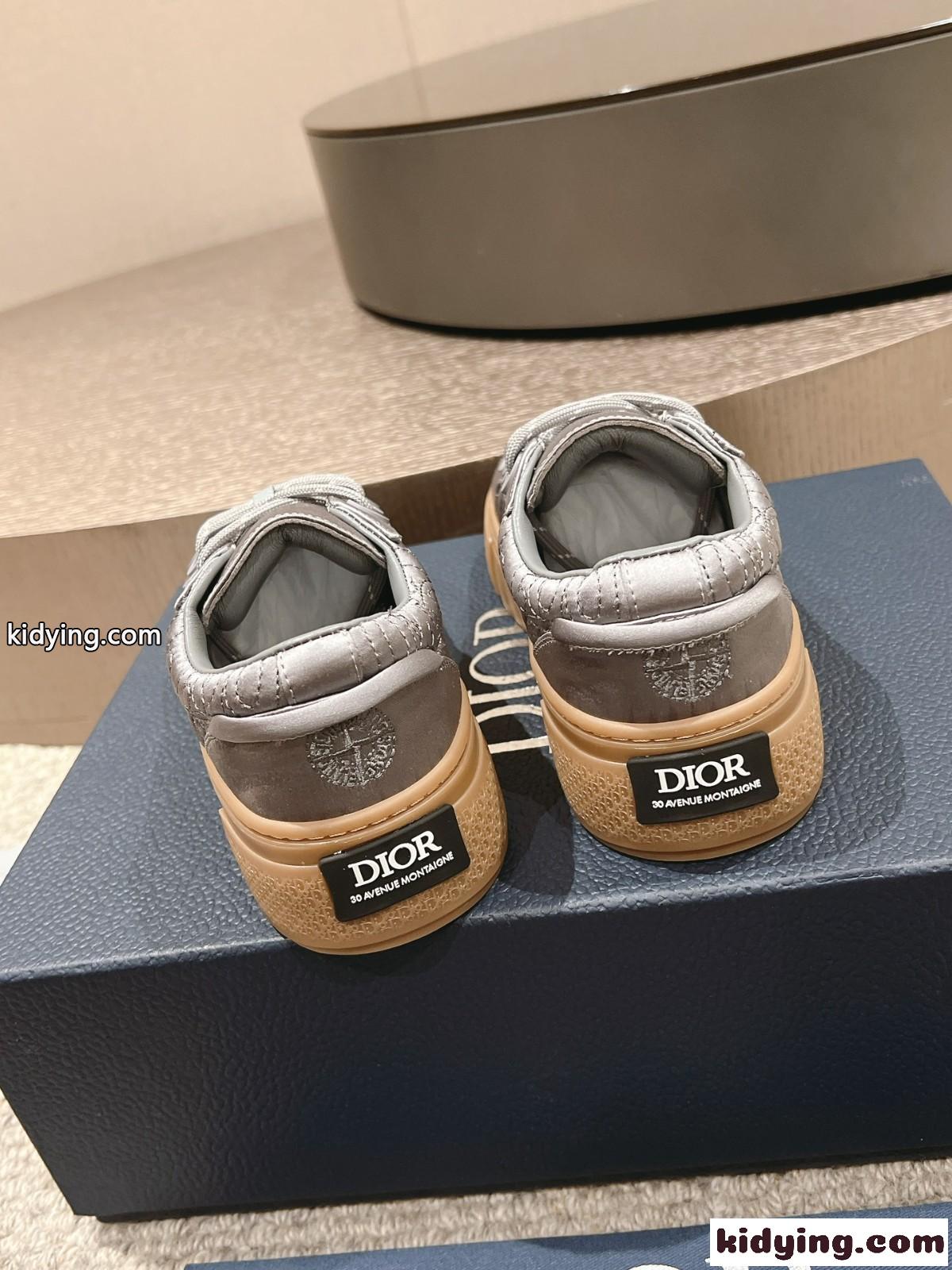 限定 DIOR AND STONE ISLAND B33 スニーカー クリスチャン・ディオール スニーカー スーパーコピー グレー-0