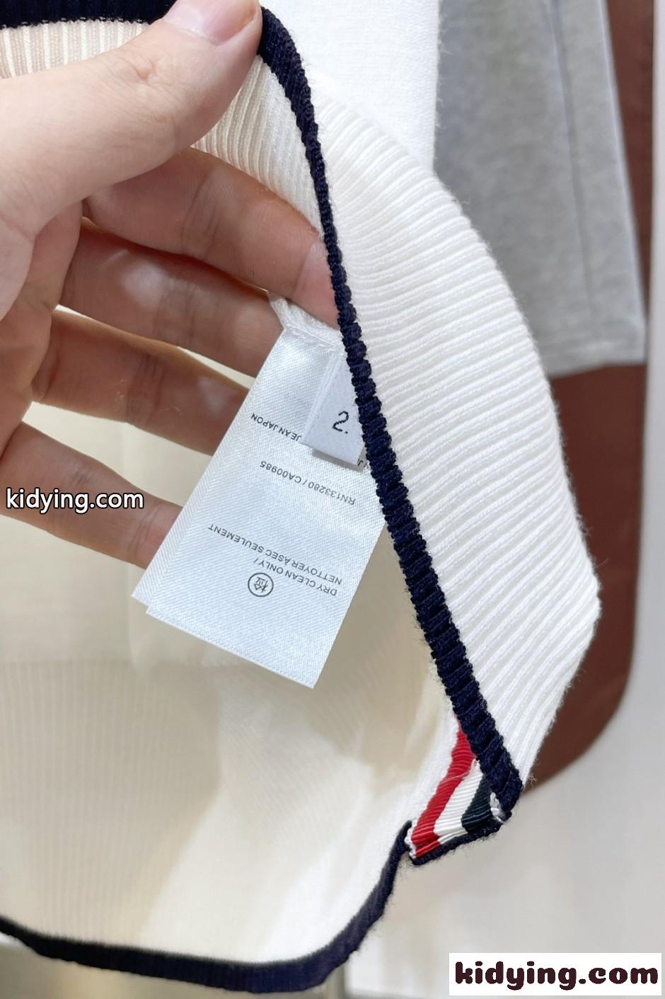爽やか ヨットモチーフ 半袖 サマーニット トムブラウン Tシャツ 偽物 ホワイト-4
