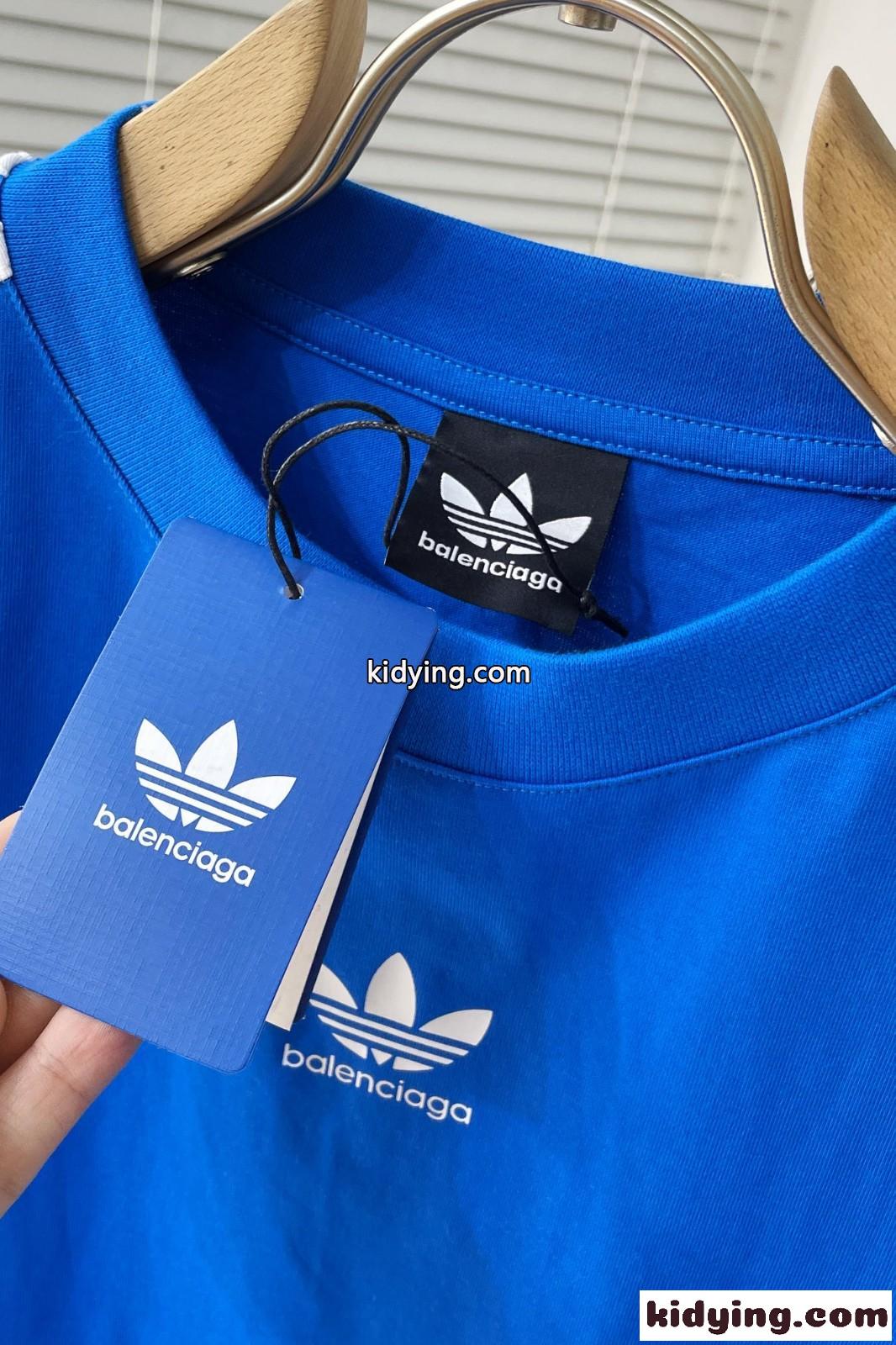 BALENCIAGA×adidas バレンシアガ Tシャツ コピー おしゃれ カジュアル 半袖Tシャツ-4
