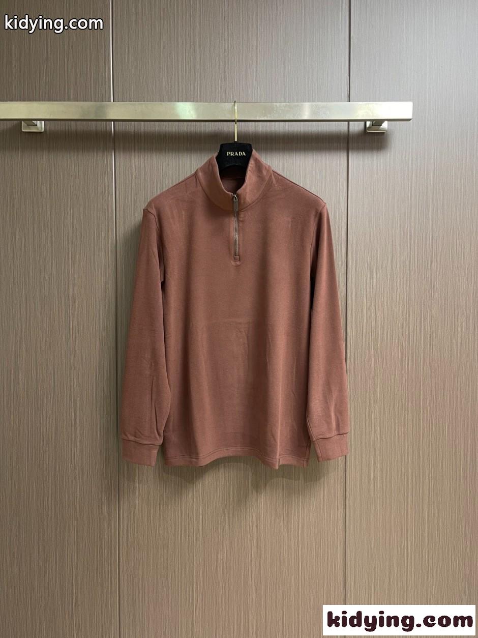 大人 洗練された ハーフジップトップス エルメネジルド・ゼニア Tシャツ 偽物-0