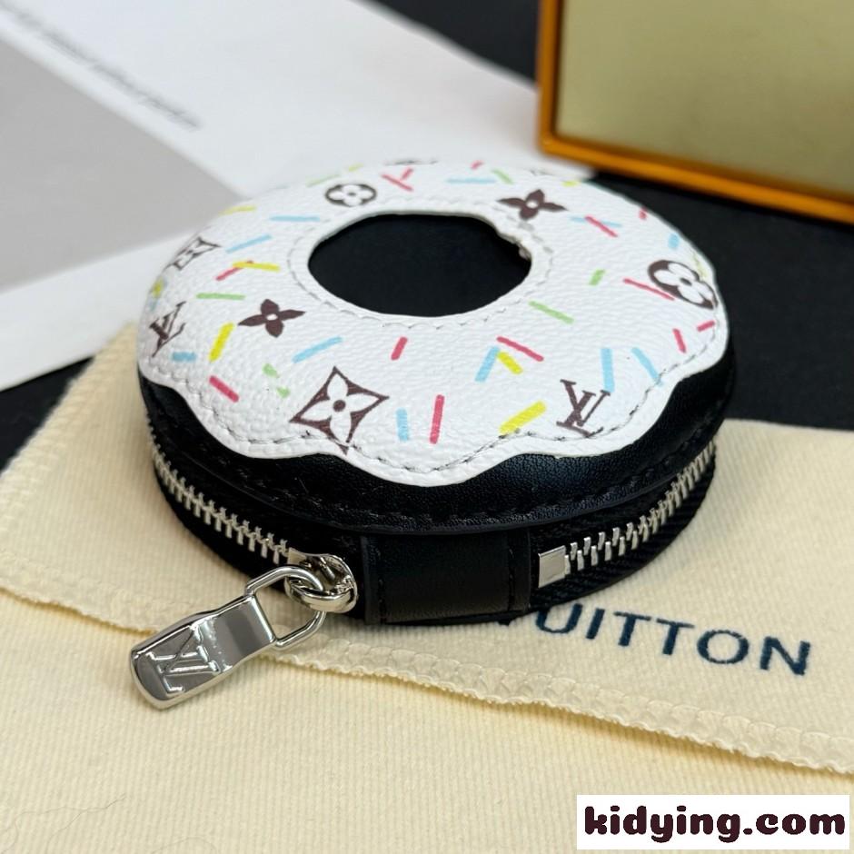 バッグチャーム･LV ドーナッツ ルイ・ヴィトン キーホルダー 偽物 ホワイト-4