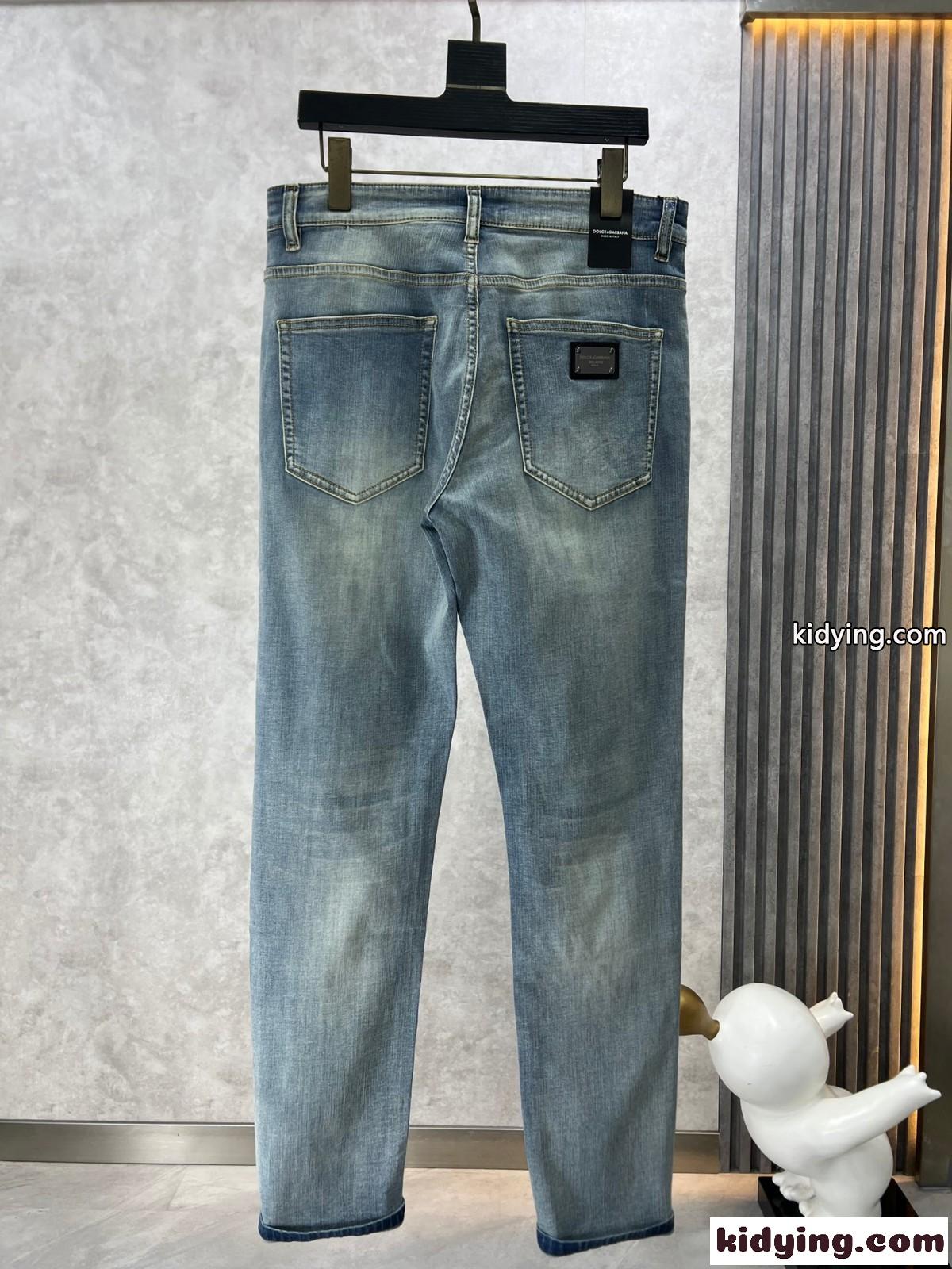 定番 合わせやすい ドルチェ&ガッバーナ ジーンズ コピー メンズ デニムパンツ-2