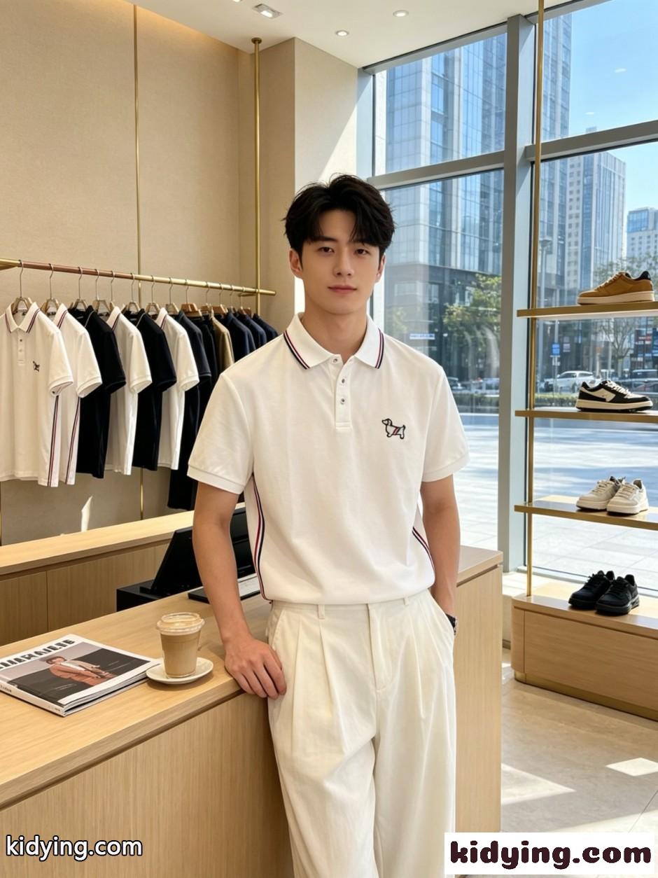 大人カジュアル ダックモチーフ トムブラウン Tシャツ 偽物 ポロシャツ-0