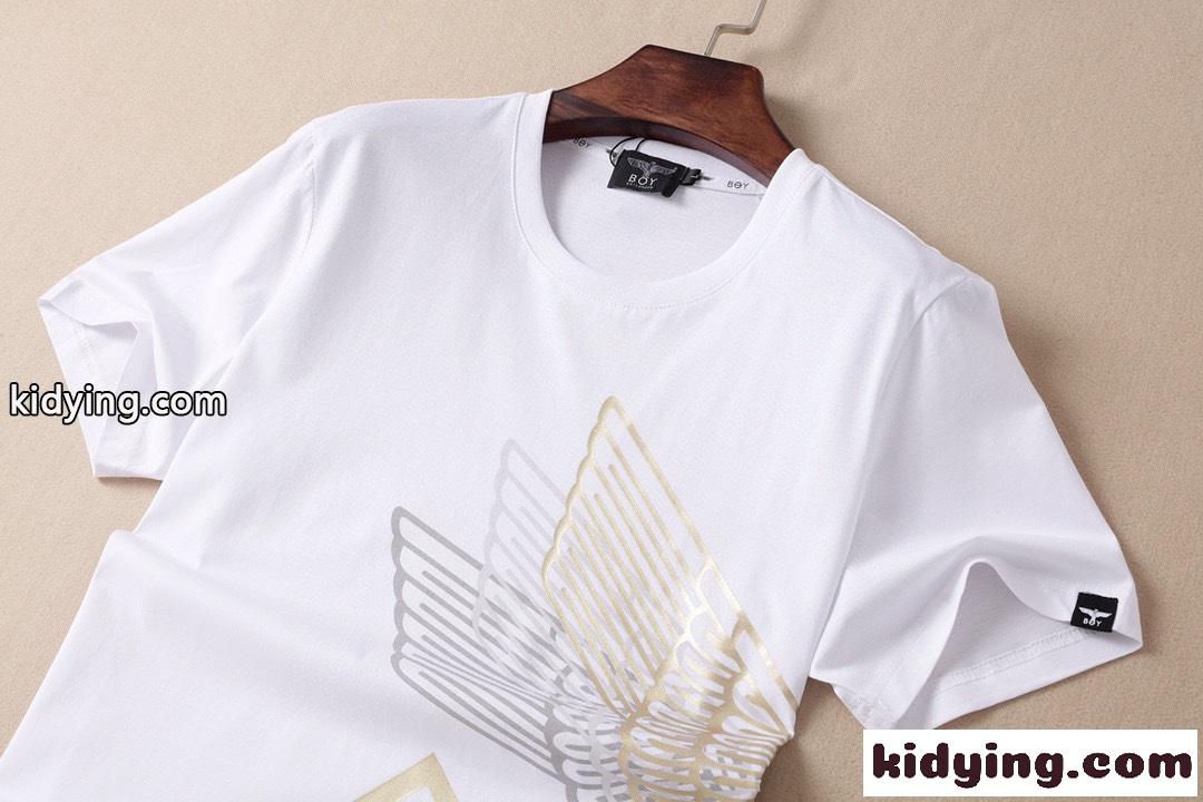 人気 プリント 着心地いい 個性 おしゃれ クールネック 半袖 ボーイロンドン Tシャツ メンズ コピー 柔らかい ホワイト ブラック-3