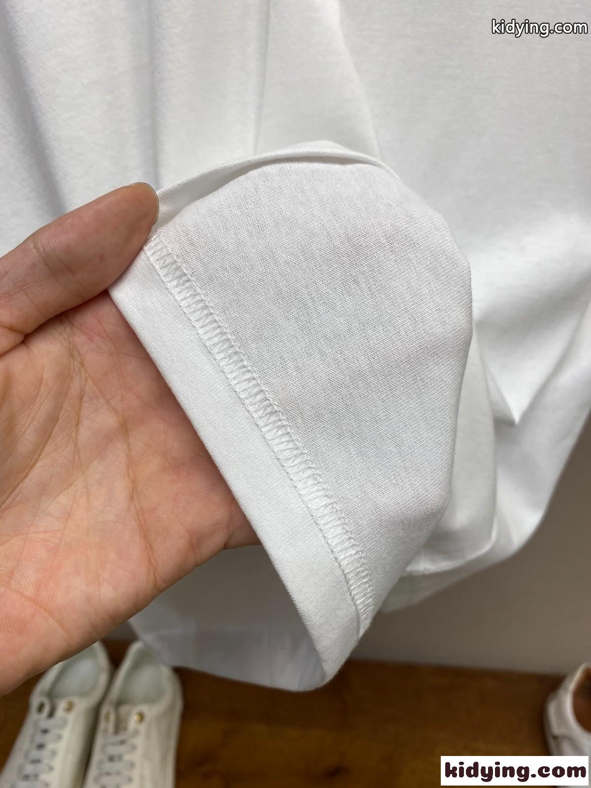 カジュアル おしゃれ ロゴ入り コットン 半袖Tシャツ グッチ Tシャツ 偽物 ホワイト-3