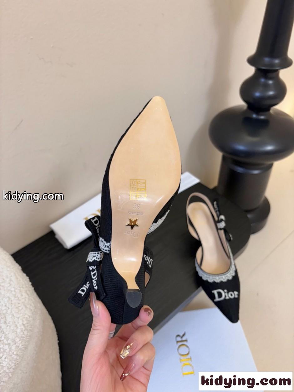 JAdior スリングバックパンプス クリスチャン・ディオール パンプス コピー ブラック-4