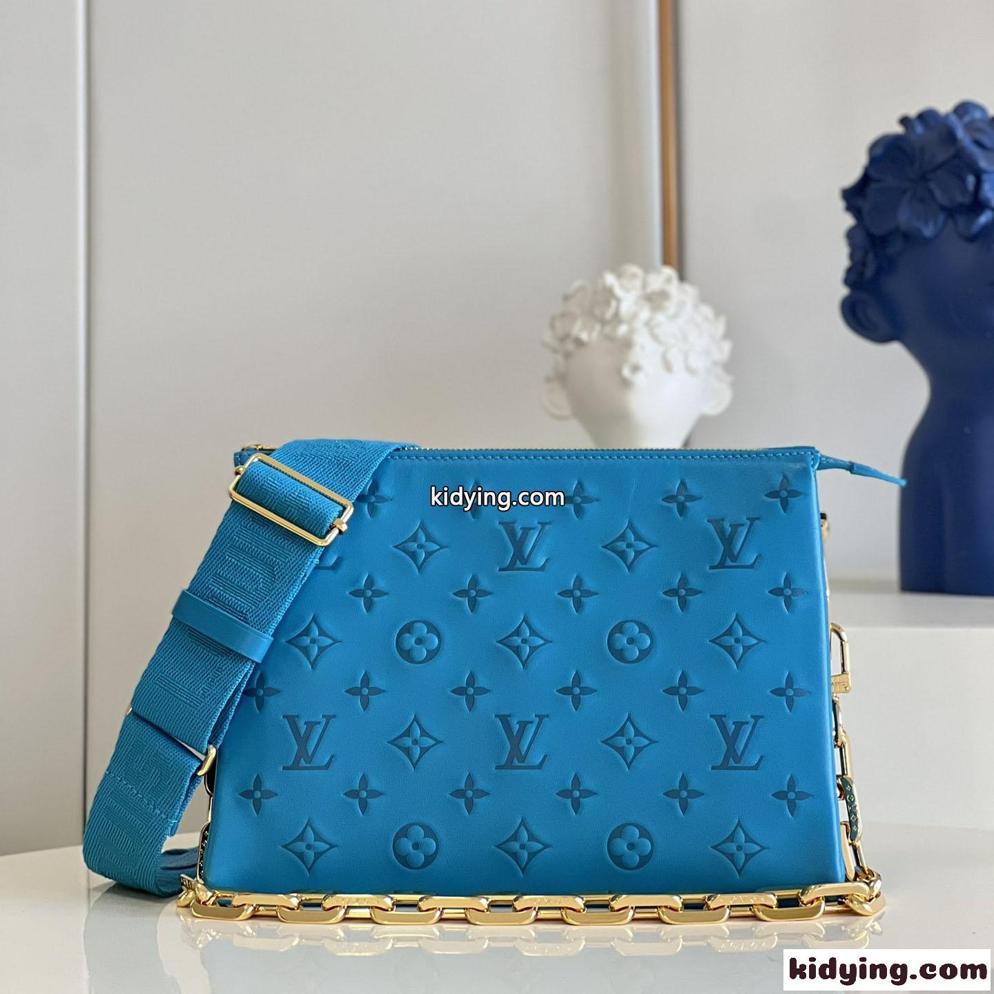 LV ルイヴィトン M20769 クッサン PM スーパーコピー ショルダーバッグ ブルー-1