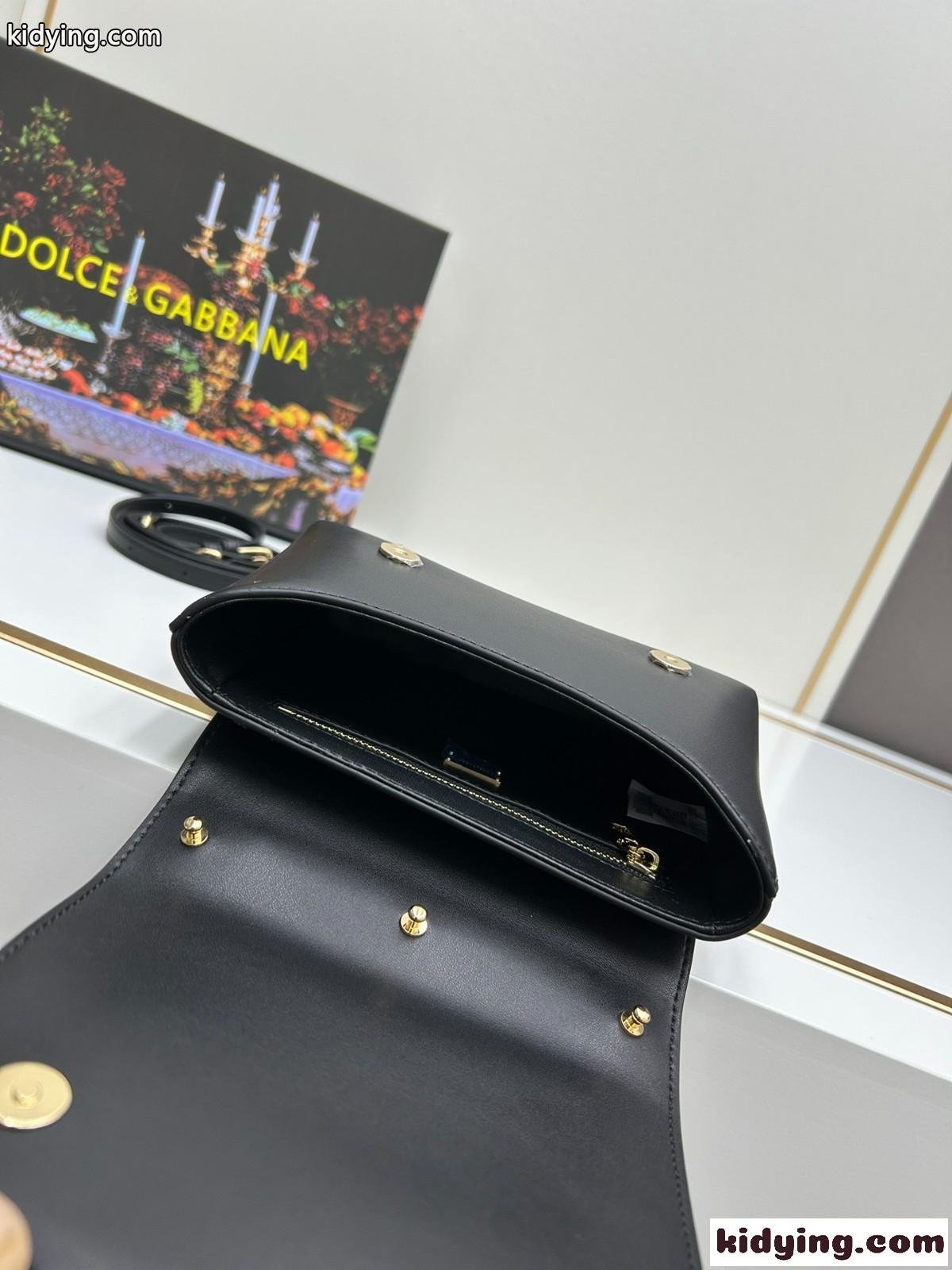 DGロゴ ショルダーバッグ ドルチェ&ガッバーナ バッグ スーパーコピー ブラック-3