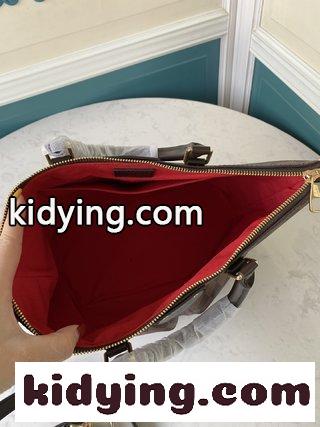 大きいサイズのMonogram帆布と粒面皮革を組み合わせて このV Tote MM手袋をデザインした。ルイ・ヴィトン バッグ 人気 コピー-0