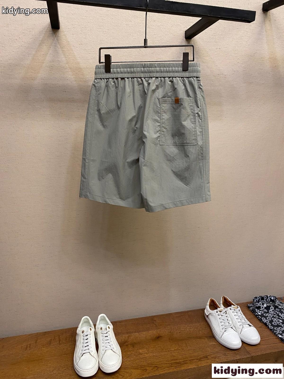 洗練された 夏の定番 ロエベ パンツ 偽物 シンプル ロゴ ショートパンツ-1