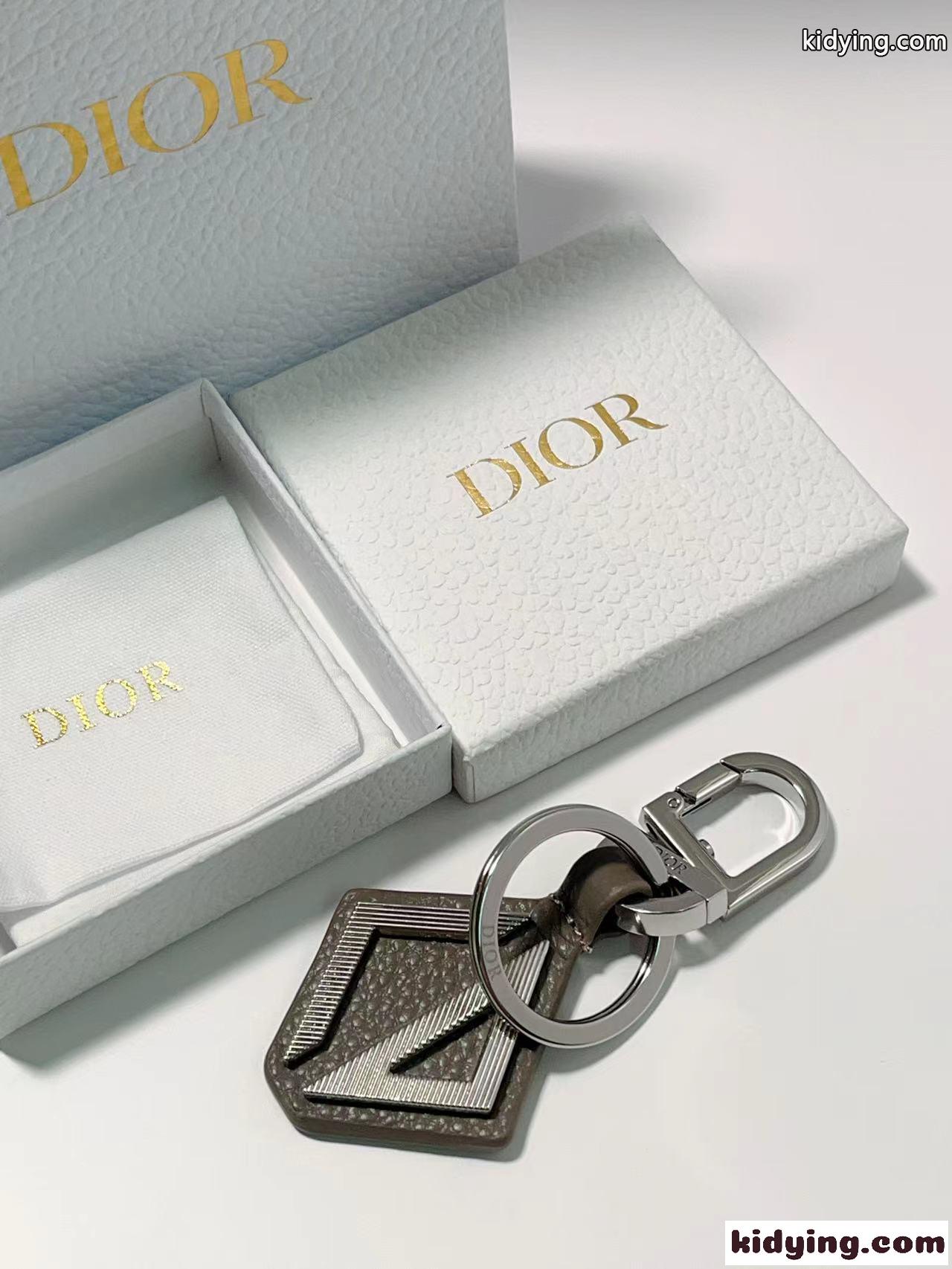 定番人気 CD Diamond キーリング クリスチャン・ディオール キーホルダー コピー オリーブ-1