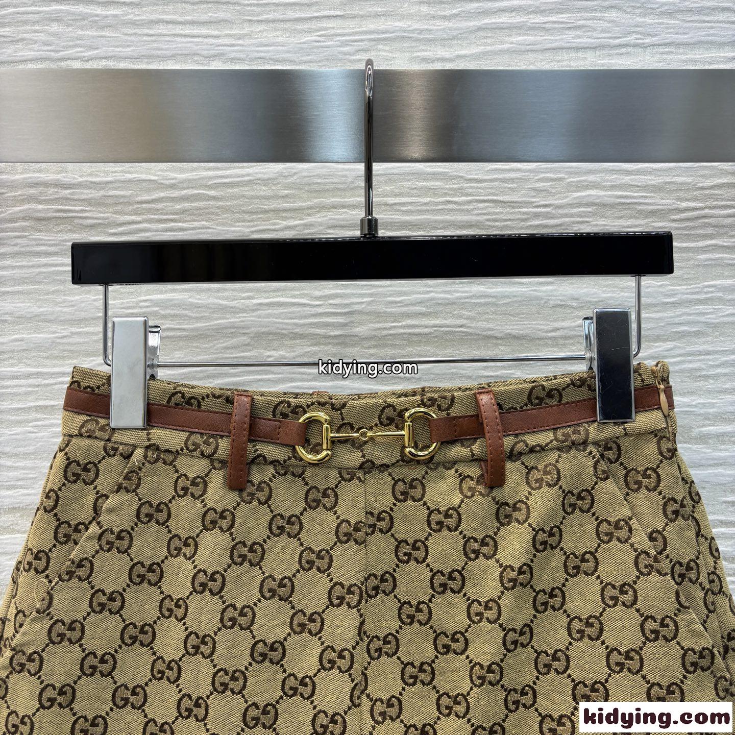 ホースビット GGキャンバス ショートパンツ グッチ パンツ コピー レディース-1
