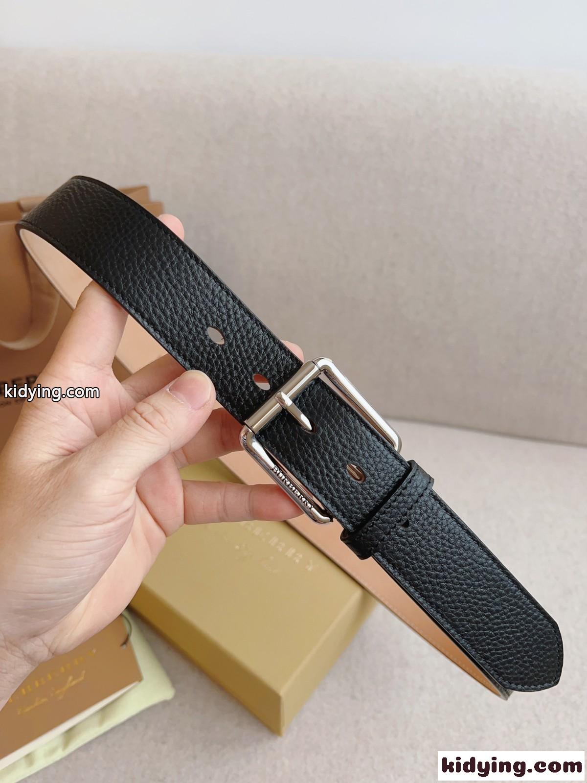 シンプル 上品 合わせやすい レザーベルト バーバリー ベルト コピー-2