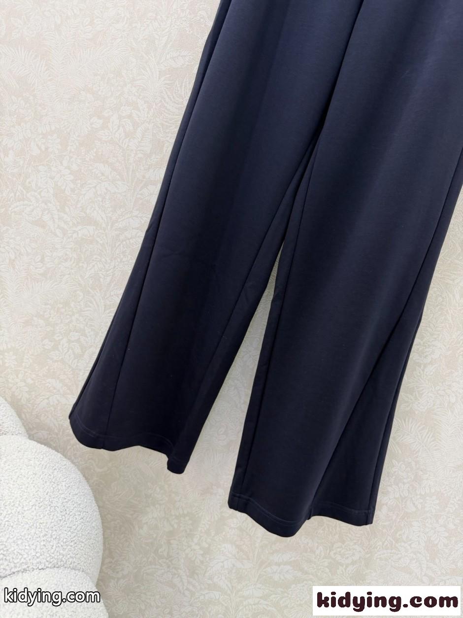 アレキサンダーワング パンツ コピー ロゴウエスト ワイドスウェットパンツ-4