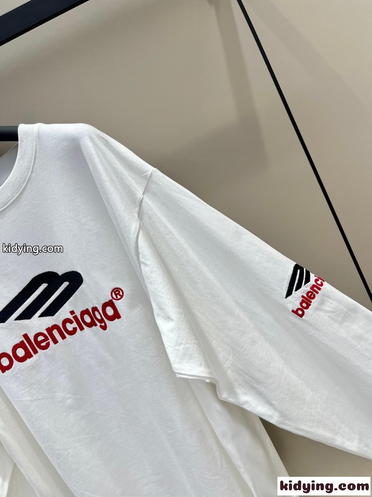 おしゃれ 人気 バレンシアガ 3B SPORTS ICON ロングスリーブ Tシャツ コピー コピー-4