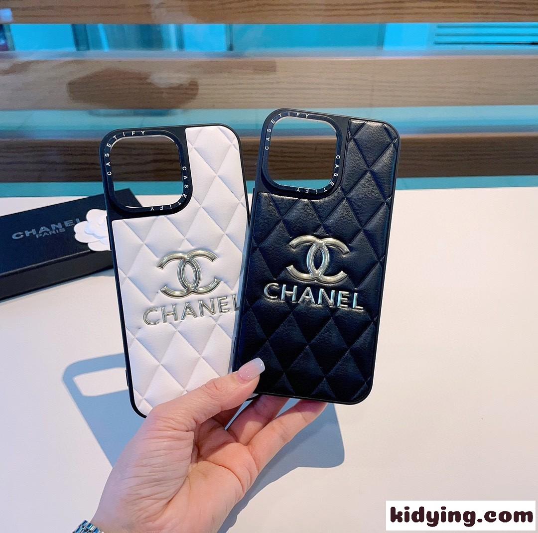 上品 お洒落 キルティング CC ロゴ シャネル アイフォンケース コピー スマホケース-0