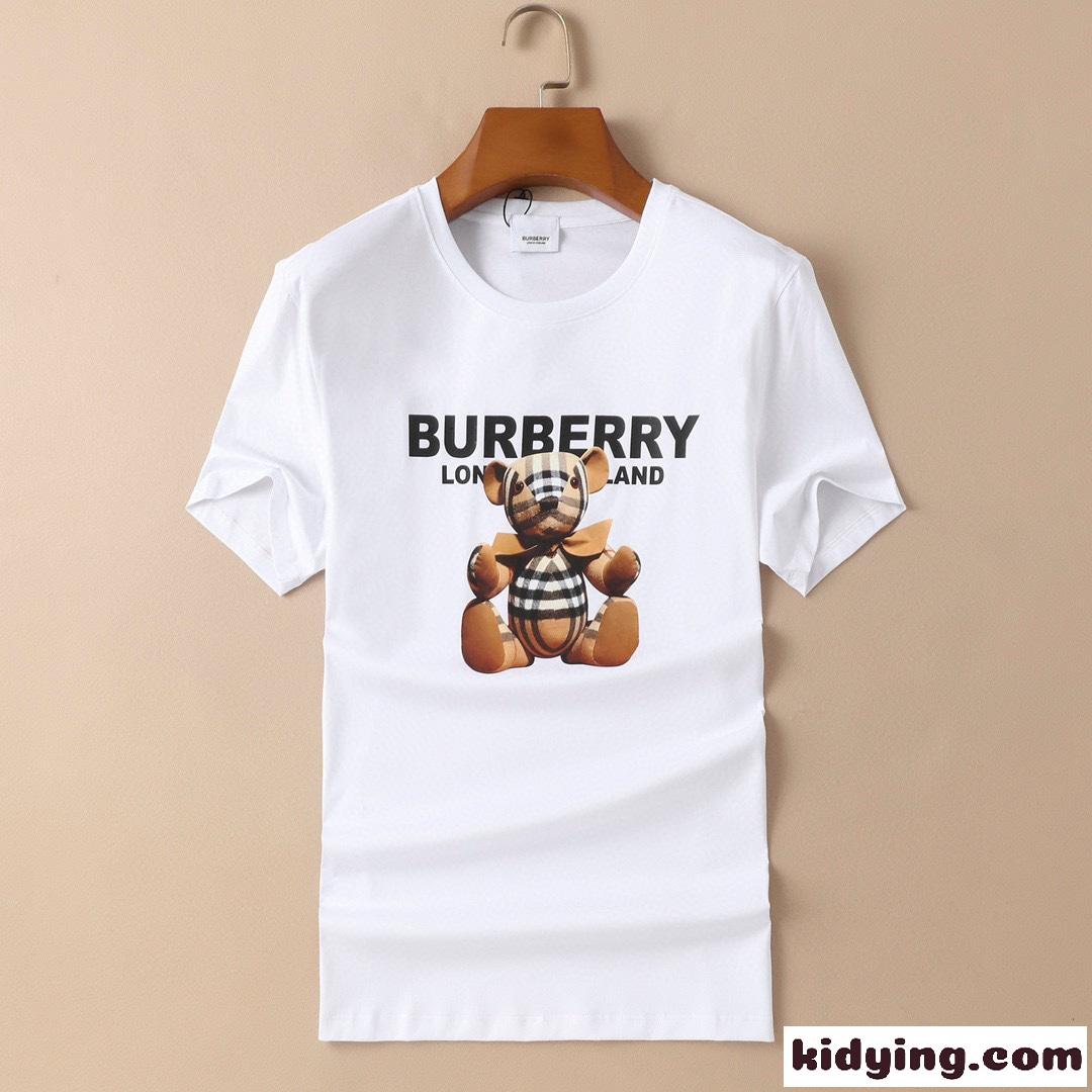 大きいサイズあり バーバリー 半袖Tシャツ コピー 合わせやすい 快適 カジュアル おしゃれ プリント クルーネック-5