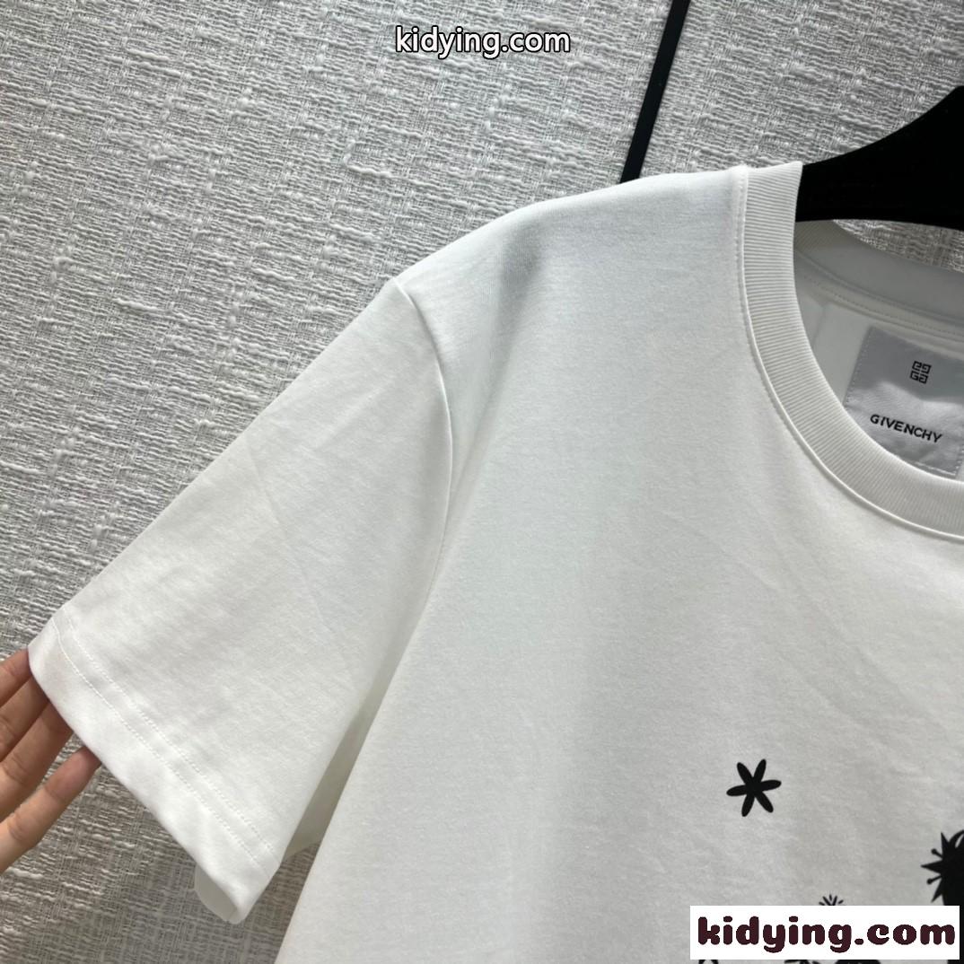Givenchy x Disney 可愛い プリント ジバンシィ Tシャツ コピー 半袖 カジュアル コットン トップス-4
