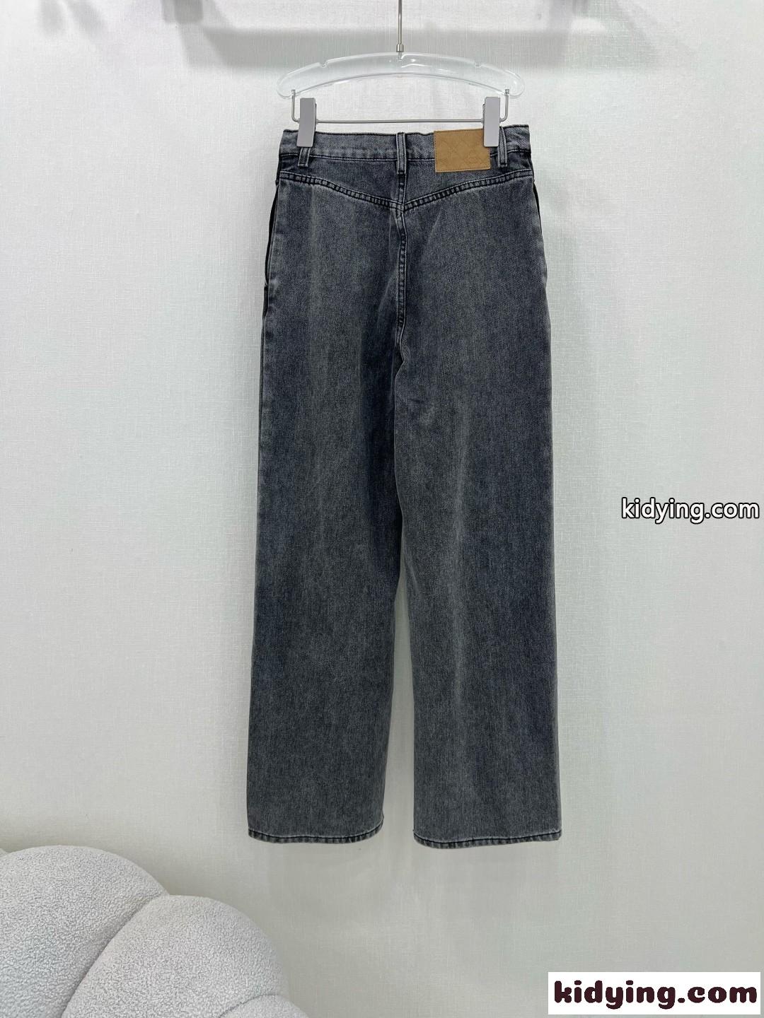 シンプル おしゃれ 合わせやすい シャネル ジーンズ コピー デニムパンツ-3