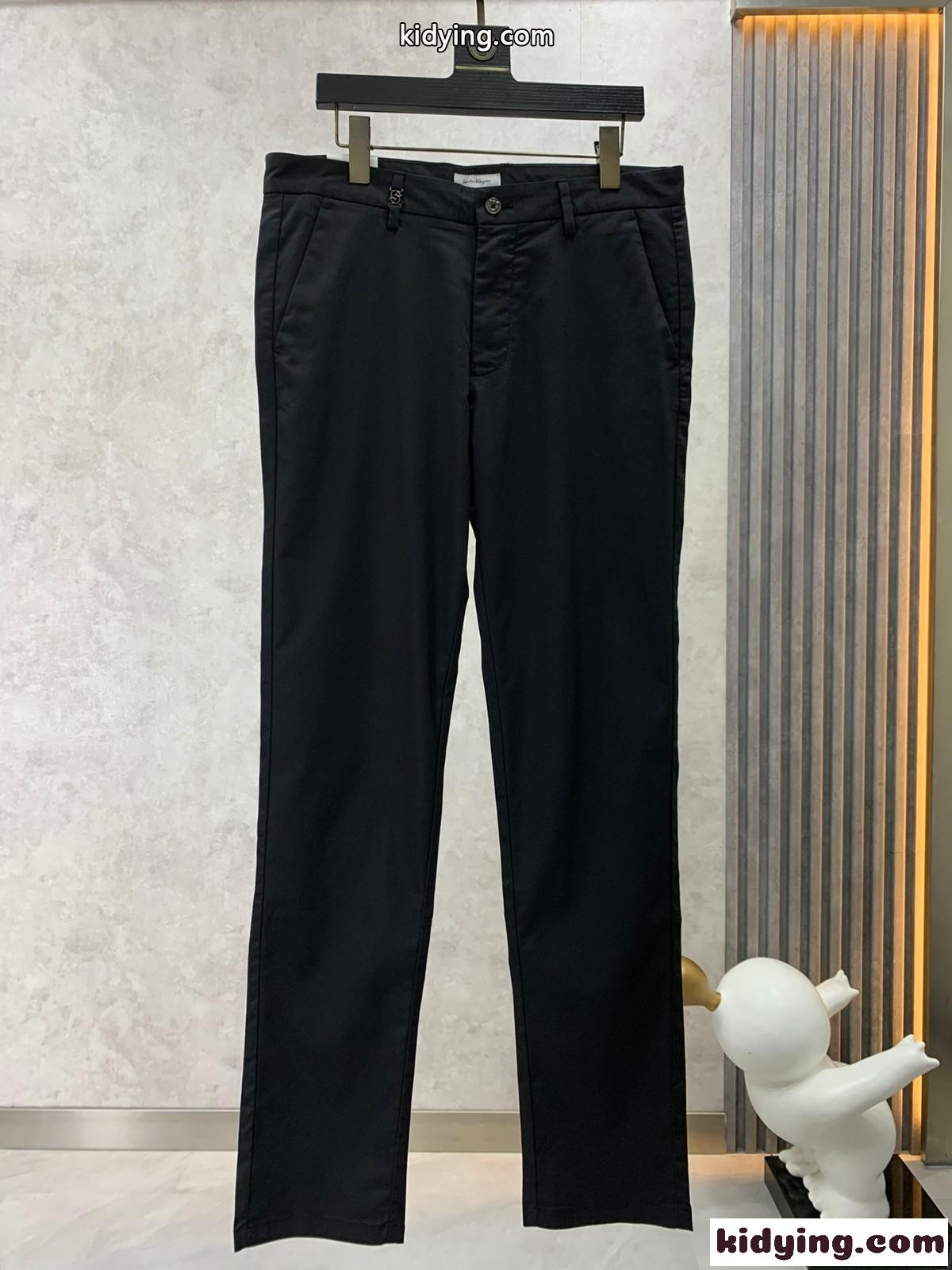 シンプル ビジネス サルヴァトーレ・フェラガモ スラックス コピー メンズ パンツ-2
