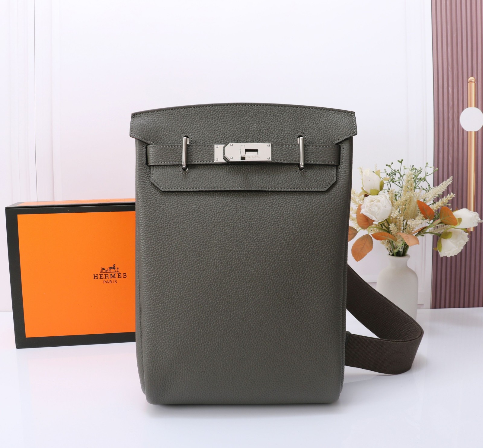 HERMES 大人気 ユニセックス エルメス アッカド ショルダーバッグ スーパーコピー-1