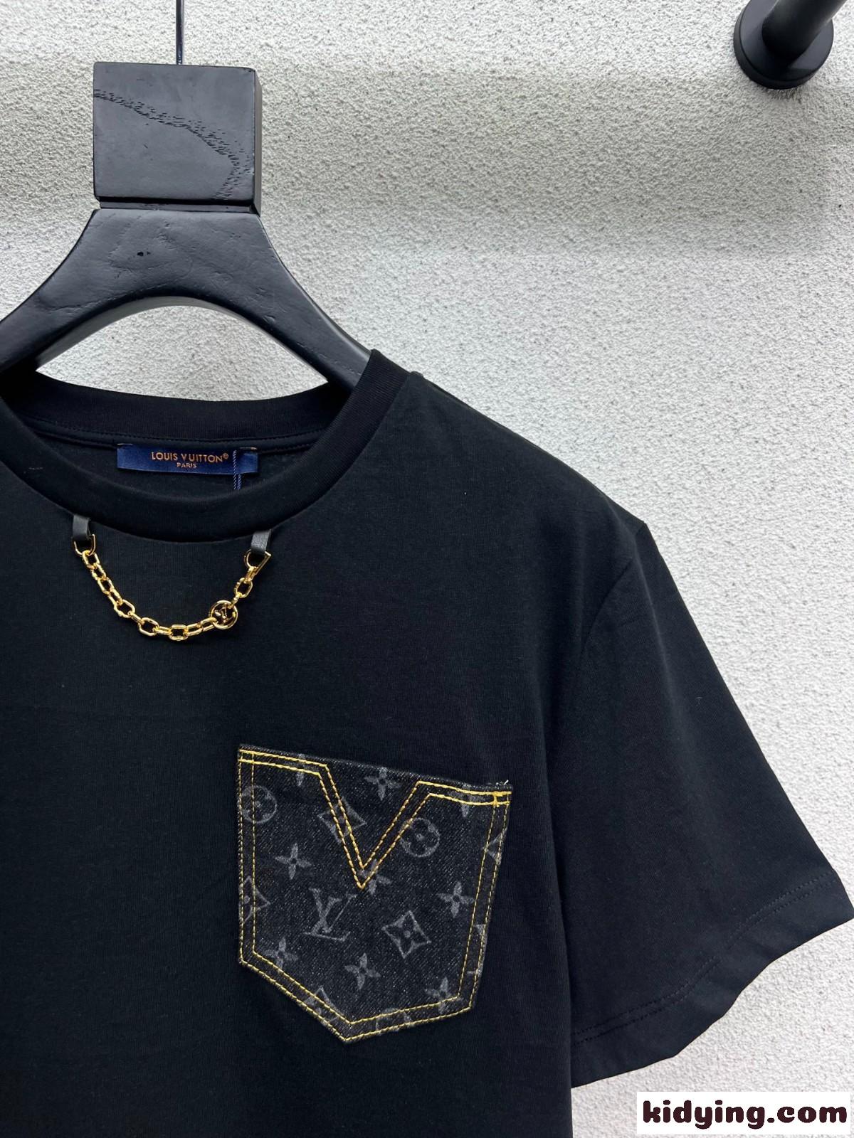 モノグラム ポケットTシャツ ルイ・ヴィトン Tシャツ コピー 半袖 トップス-0