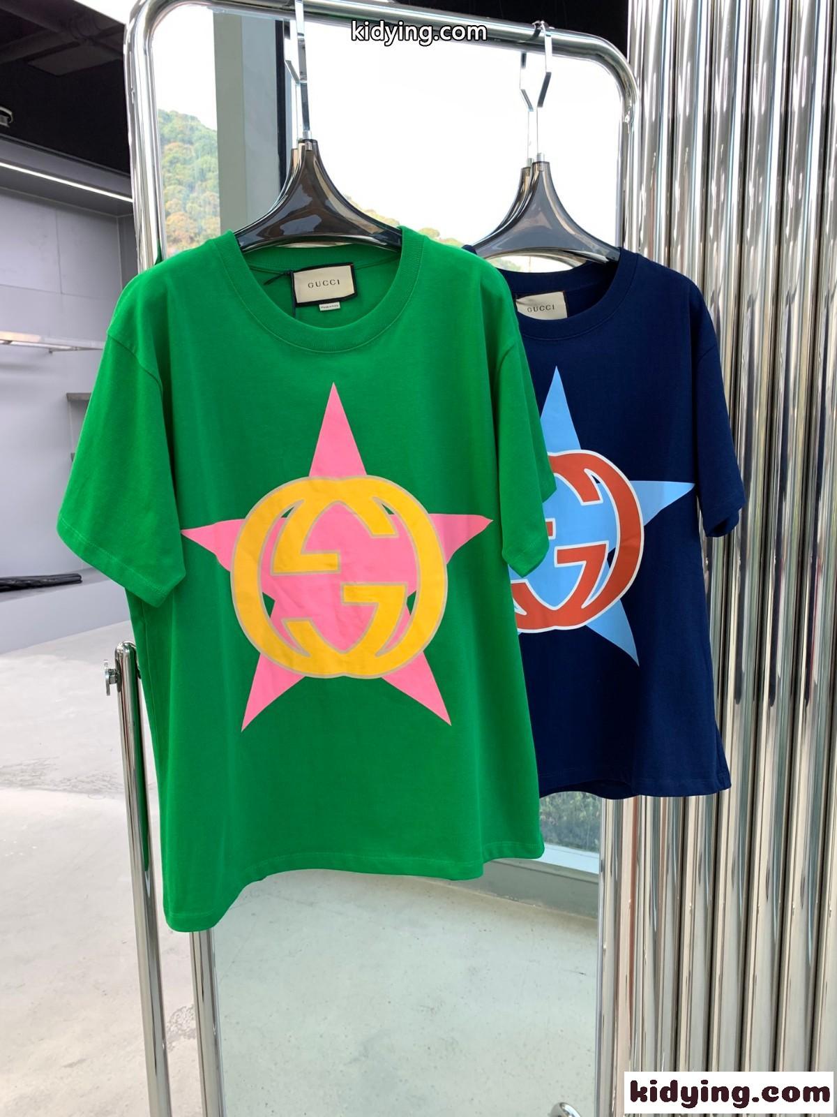 グッチ 半袖Tシャツ コピー 春夏 新作 クルーネック おしゃれ トップス カジュアル ゆったり コットン-0