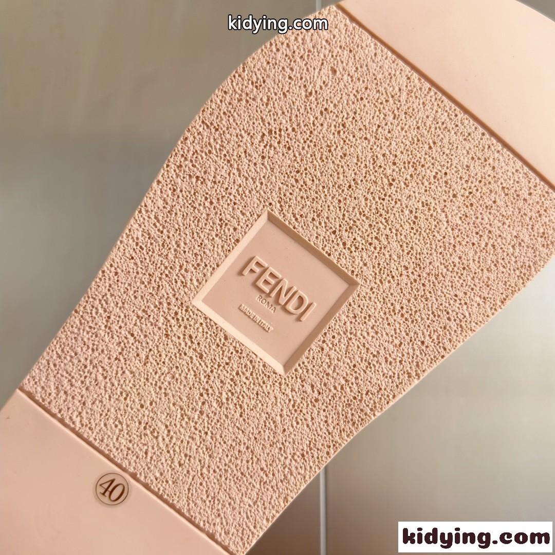 春夏 定番 FENDI ROMA スライド フェンディ サンダル スーパーコピー ピンク-3