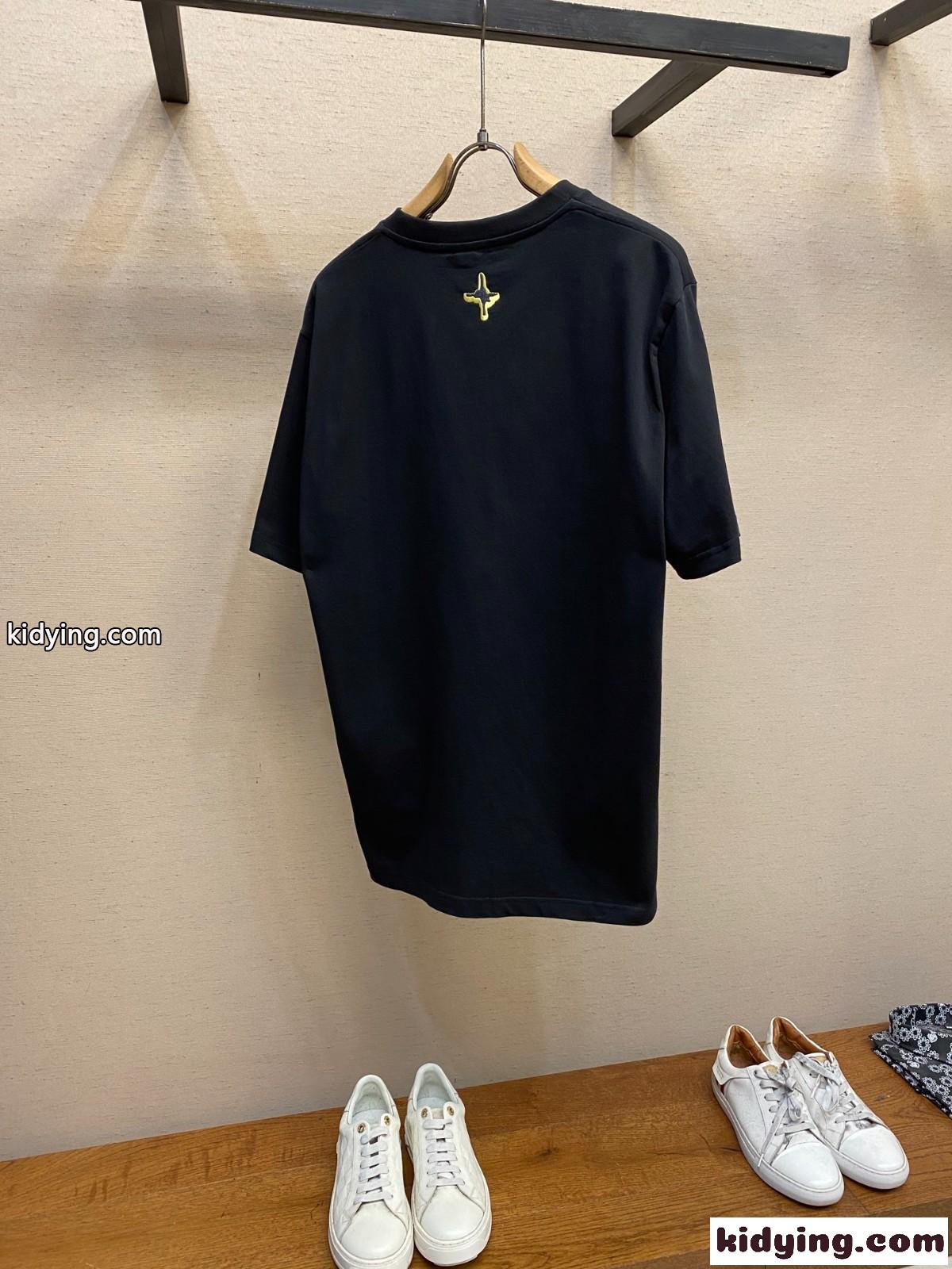 DIOR AND LEWIS HAMILTON Tシャツ クリスチャン・ディオール Tシャツ コピー ブラック-2