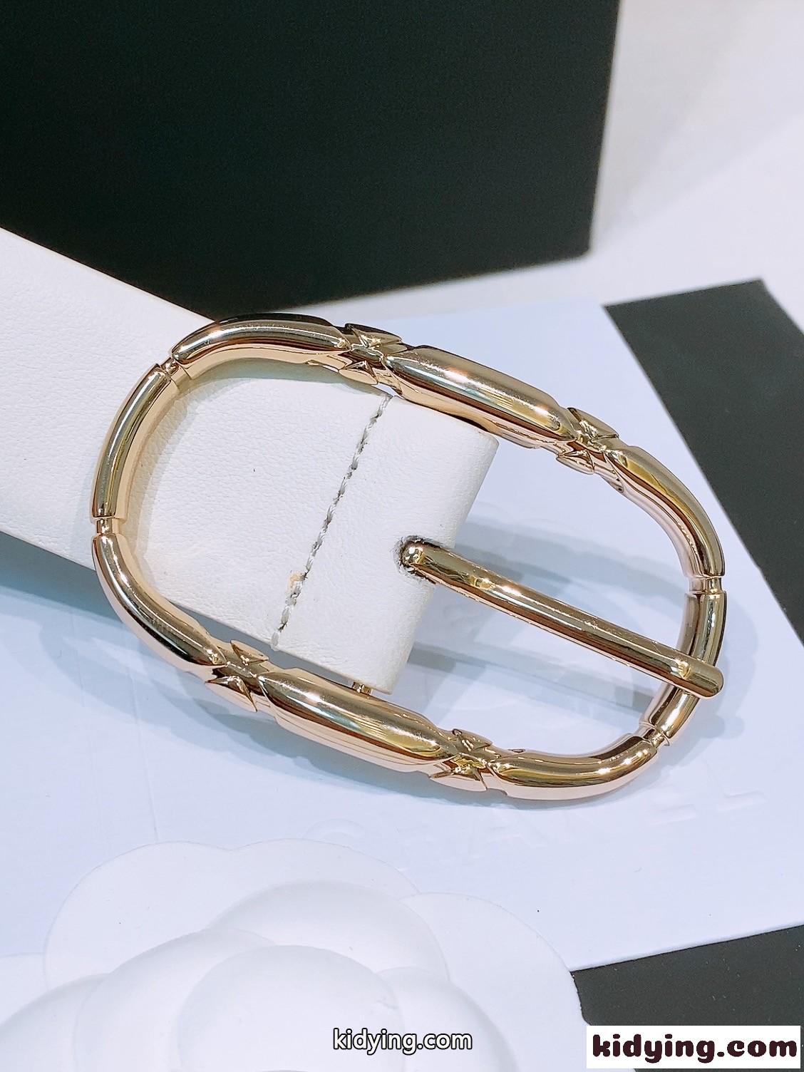 洗練された 上品 CHANEL レザーベルト シャネル ベルト コピー 30mm-2